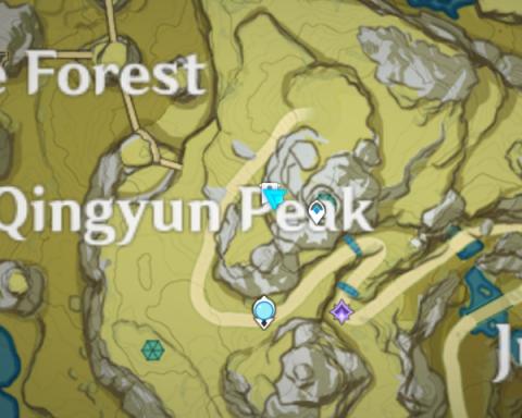 Big Wei Qingyun Peak map marker