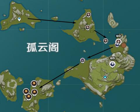 guyun stone forest elite enemies route