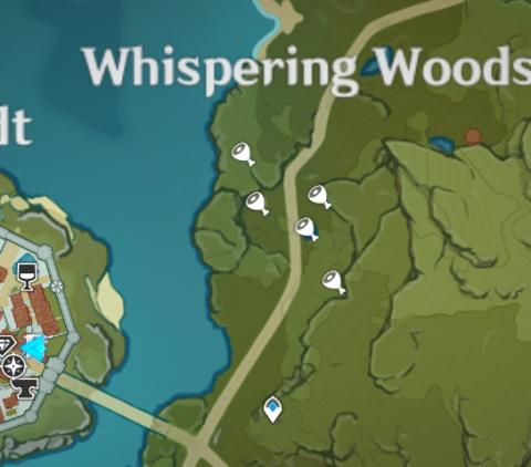 whispering woods for small lamp grass