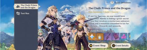 The Chalk Prince and the Dragon event banner