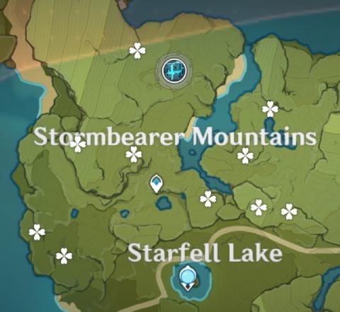 Map of Valberry locations near Stormbearer Mountains 1