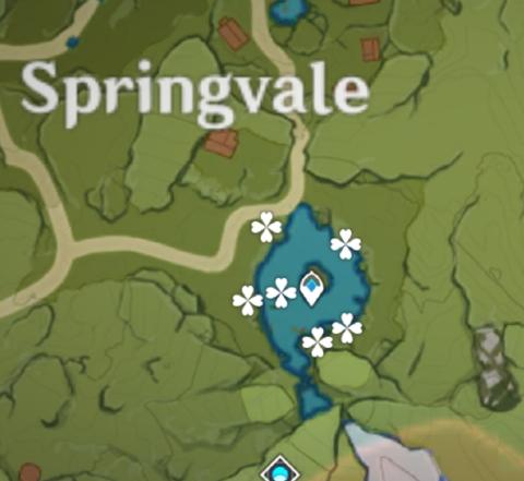 Map of Cella Lily locations near Springvale
