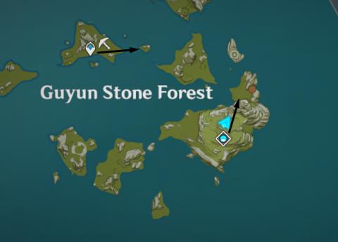 guyun stone forest red creatures