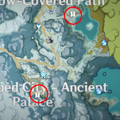 Stone tablet locations map 3
