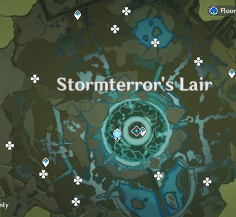 Windwheel Aster locations in Stormterrors Lair