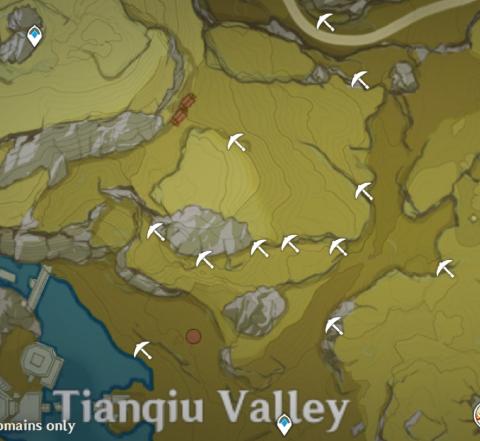Photo of Cor Lapis locations near Tianqiu Valley