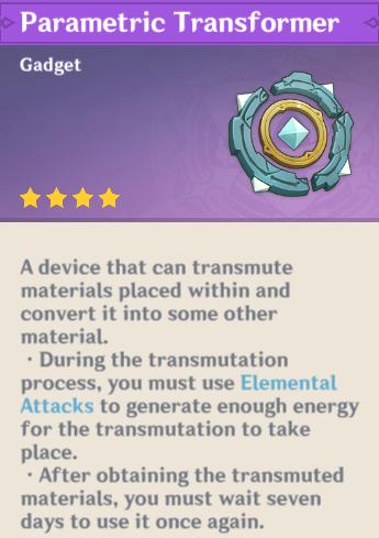 parametric transformer