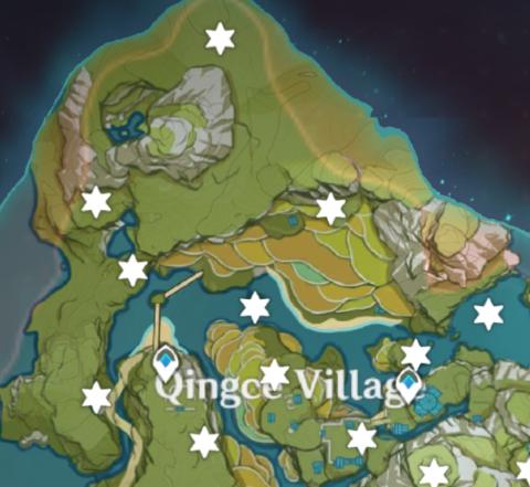 Map of Geoculus Locations in Qingce Village 